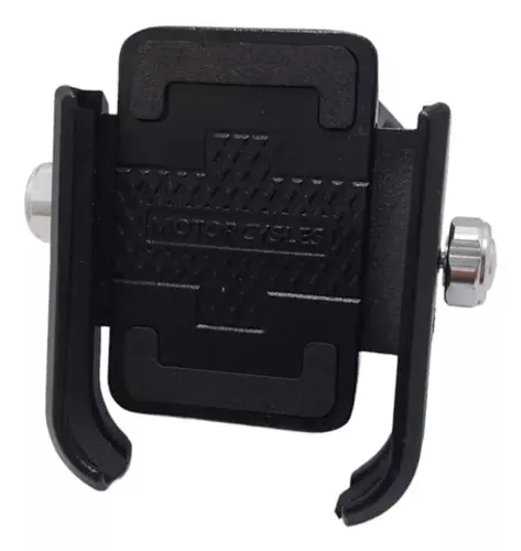 Suporte Para Celular Sem Carregador Aluminio Articulado (Fixacao No Retrovisor) Preto