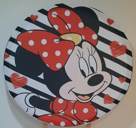 Painel tema Minnie Vermelha