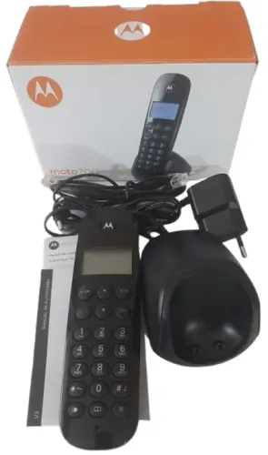 Telefone Digital Sem Fio Moto700 Preto Motorola (Usado)