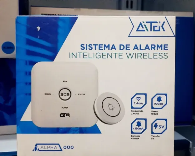 Sistema de alarme inteligente wireless