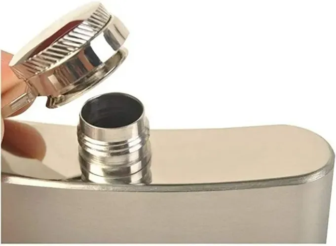 Cantil De Bolso Aço 254,7ml Luatek Lk-cd04 9,5x2,1x14,7cm
