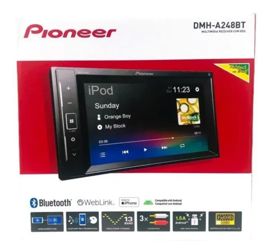 ## Multimídia Pioneer Dmh-A248BT Espelhamento ##