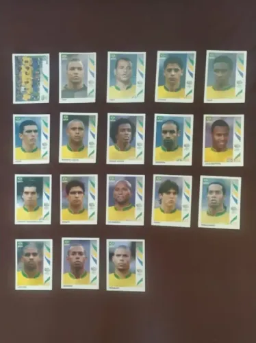 Copa 2006, figurinhas do Brasil
