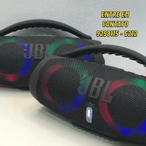Boombox JBL 25cm Led Alta Potência - Entregamos 9h ás 23h