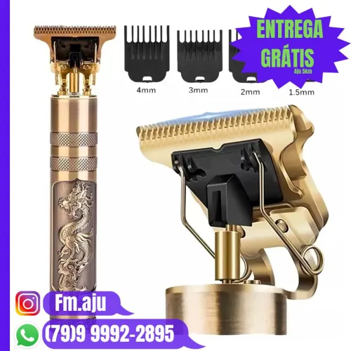 Máquina recarregável cabelo barba pelos - Novo / Entrega Grátis Aju 8km