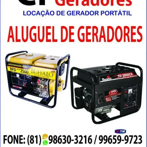 Locação de Geradores