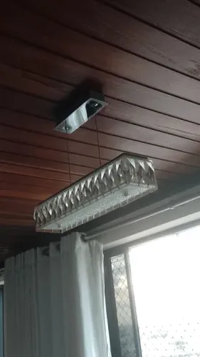 Lustre Moderno de Cristal para Sala de Jantar