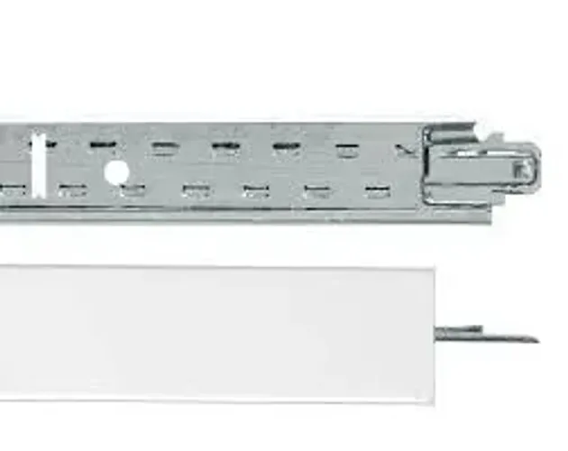  Perfil De Aço T Clicado 24 X 3750 MM Branco Para Forros removíveis 