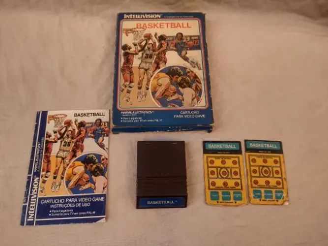 Basketball Cartucho Original + Caixa E Manual Com Desgastes