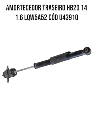 Amortecedor Traseiro HB20 14 1.6 lqw5a52 cód U43910