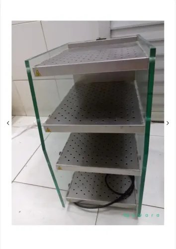 Aquecedor para xícaras em inox