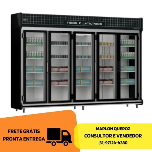 Auto Serviço Polo frio 3,00m 5 Portas 220v