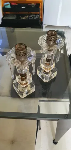 Candelabros de decoração.