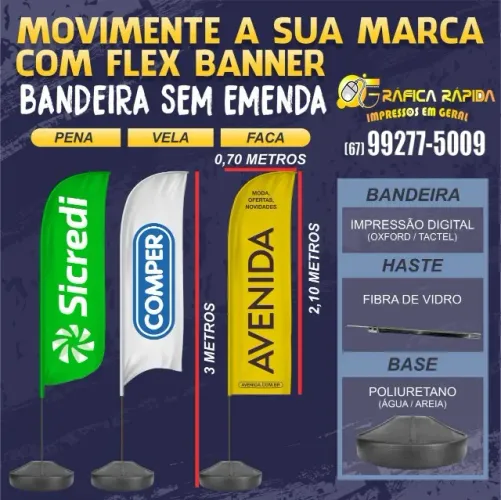 Wind banner - Banner - Cavaletes -Lona impressas