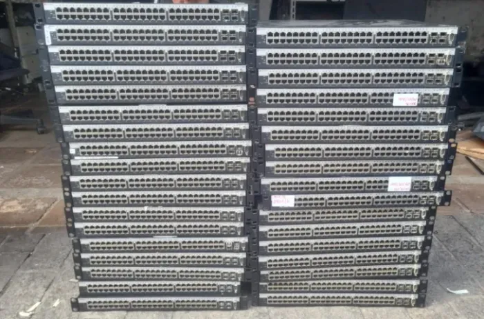 Lote 50 Switch Enterasys Gigabit Poe + Fibra