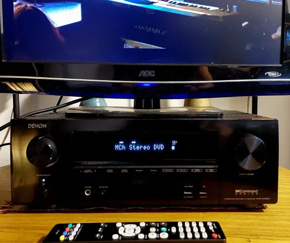 NETWORK RECEIVER DENON X1600h 7.2 145w/ch 4K ATMOS DTS-X BT WIFI PHONO