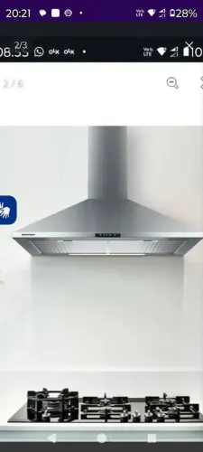 Coifa de cozinha inox Brastemp 60cm