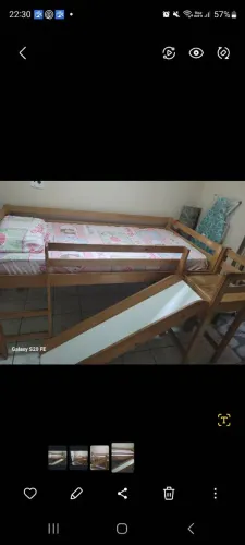 Cama Infantil com escorregador