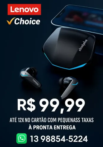 Fone de ouvido Lenovo Choice