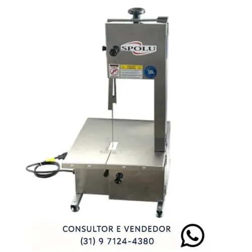 Serra Fita De Bancada Inox SPOLU 1,46M 1/3CV Bivolt