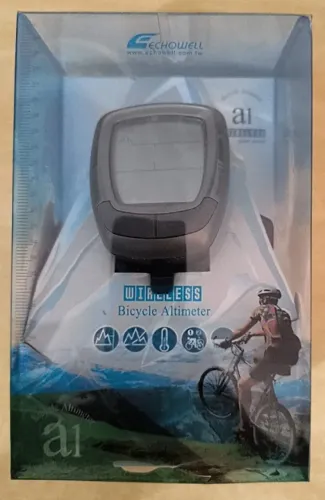 BICICLETA - SPEED - MTB - COMPUTADOR VELOCIMETRO ALTIMETRO ECHOWELL A1 21 FUNÇOES