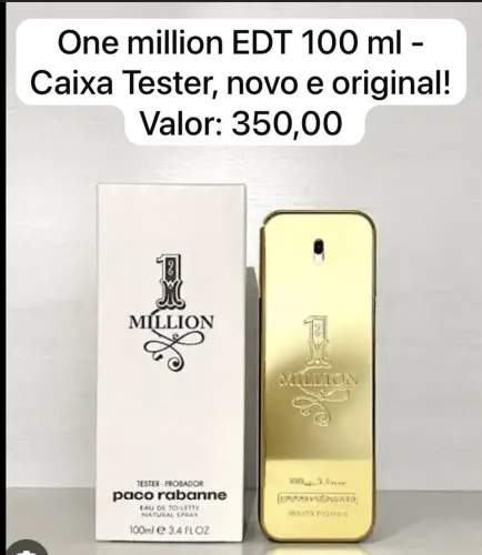 One millio Edt 100 ml - Caixa tester