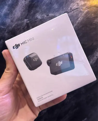 Microfone sem fio DJI Mic Mini - Qualidade profissional