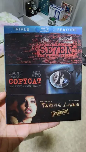 Blu-ray Coleção Seven, Copycat E Roubando Vidas Semi Novo 