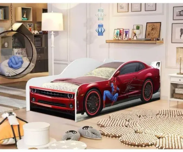 Cama Carro Infantil Homem Aranha Nova Fazemos Entrega