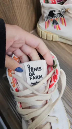 Tênis Farm Original Bordado - Novo!