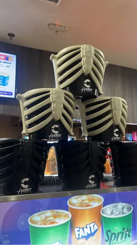 Balde Horror Cinepolis Branco