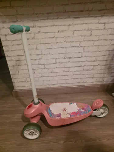 Patinete skatenet Bandeirante Infantil Rosa