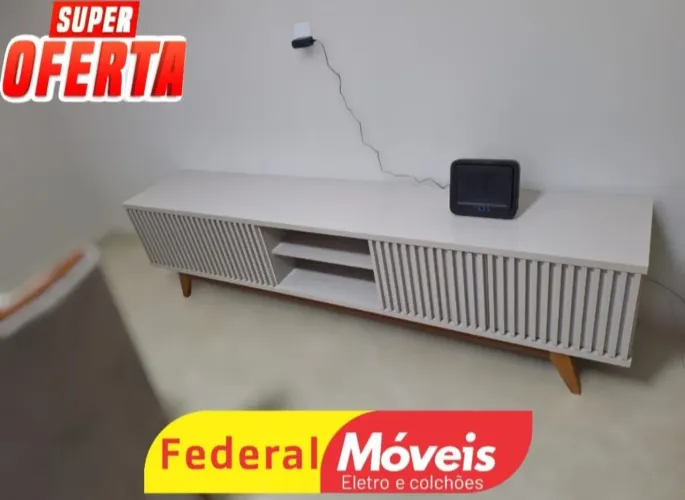 Rack Simples Novo - Praticidade e Estilo para sua Sala!