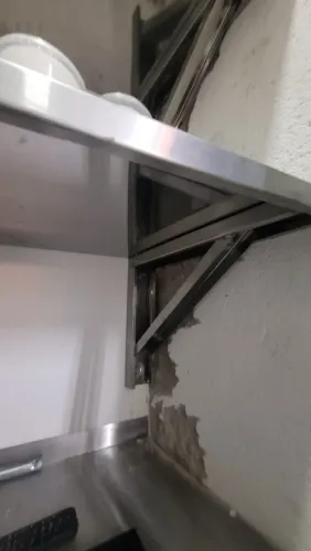 Kit 4 Prateleiras Inox 430 104 x 45, Chapa de 1mm