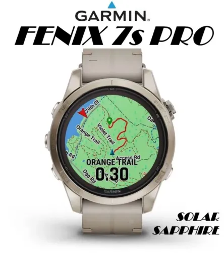 Garmin Fenix 7S Pro Sapphire Solar