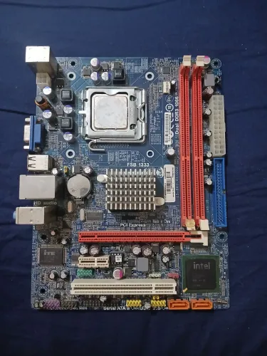 Placa mãe com processador 2 slot de ram