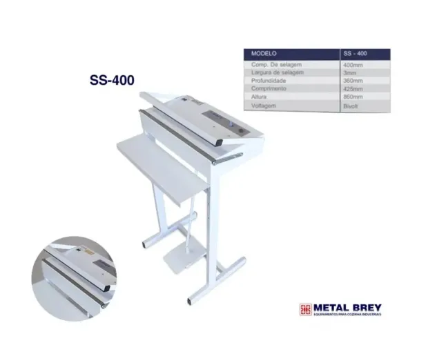 Seladora de Embalagens SS-400 - Metal Brey