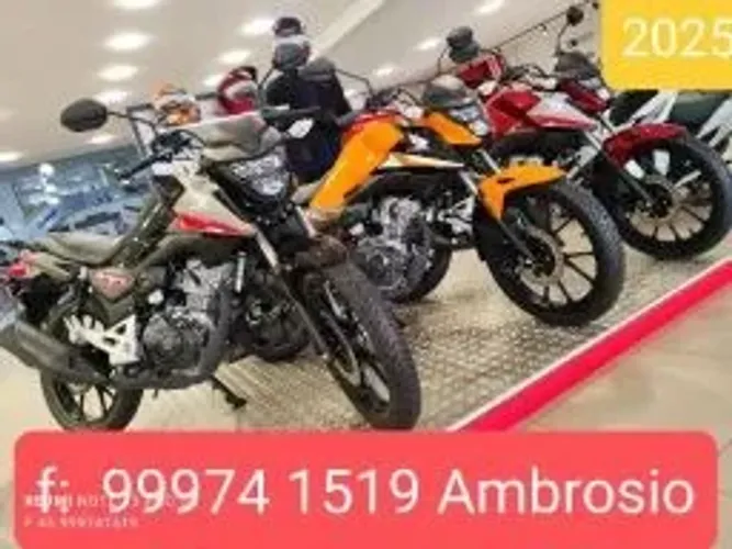 Titan 160 completa abs 2025 preta vermelha ou laranja