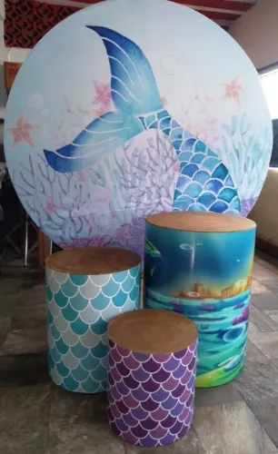 Painel e saias Sereia