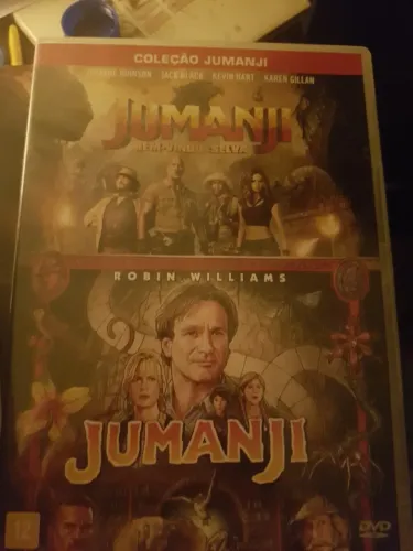 Dvd coleção jumanji (novo)