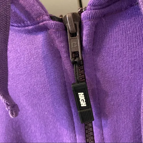 Casaco high roxo 