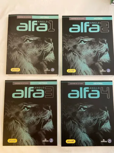 Cadernos de Estudos Alfa Anglo - História - volumes 1 ao 4