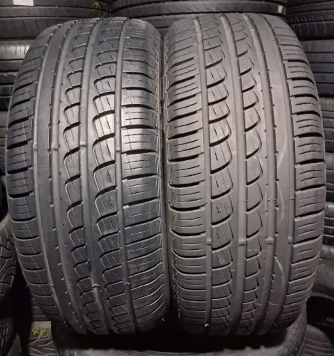 02 pneus 205/55/15 Pirelli P-7 seminovos por 669,00 o par