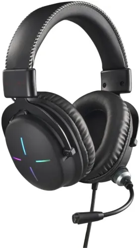 Fone Headset Gamer Nitro NHW200 Gen 2 desing over-ear RGB com Microfone omnidirecional