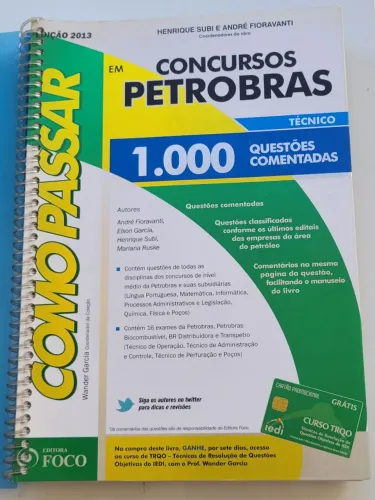 Livro 1.000 Questões Comentadas Petrobras (Técnico) - Foco