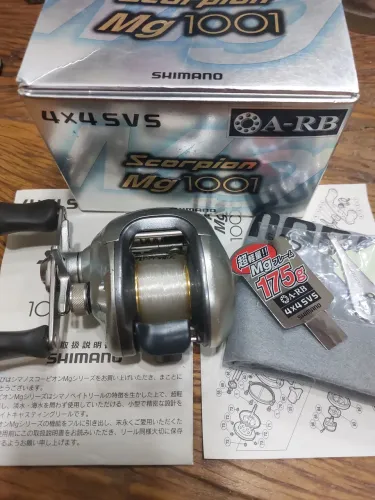 Carretilha Shimano Scorpion MG 1001 Completa