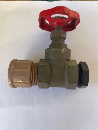Registro de gaveta BRUTO 3/4 c/ adaptadores