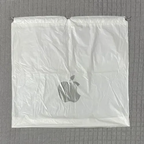 apple - sacola plástico dupla importada