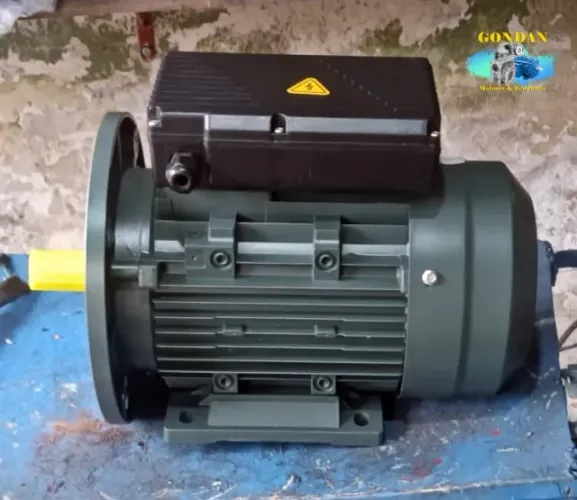 Motor elétrico 3cv/hp 2.2kw 4 polos 1680rpm Monofásico 220v com base de fixação e Fange FF