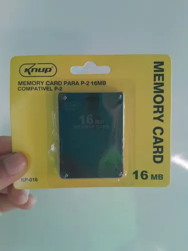 Memory Card 16MB para Playstation 2 - KNUP